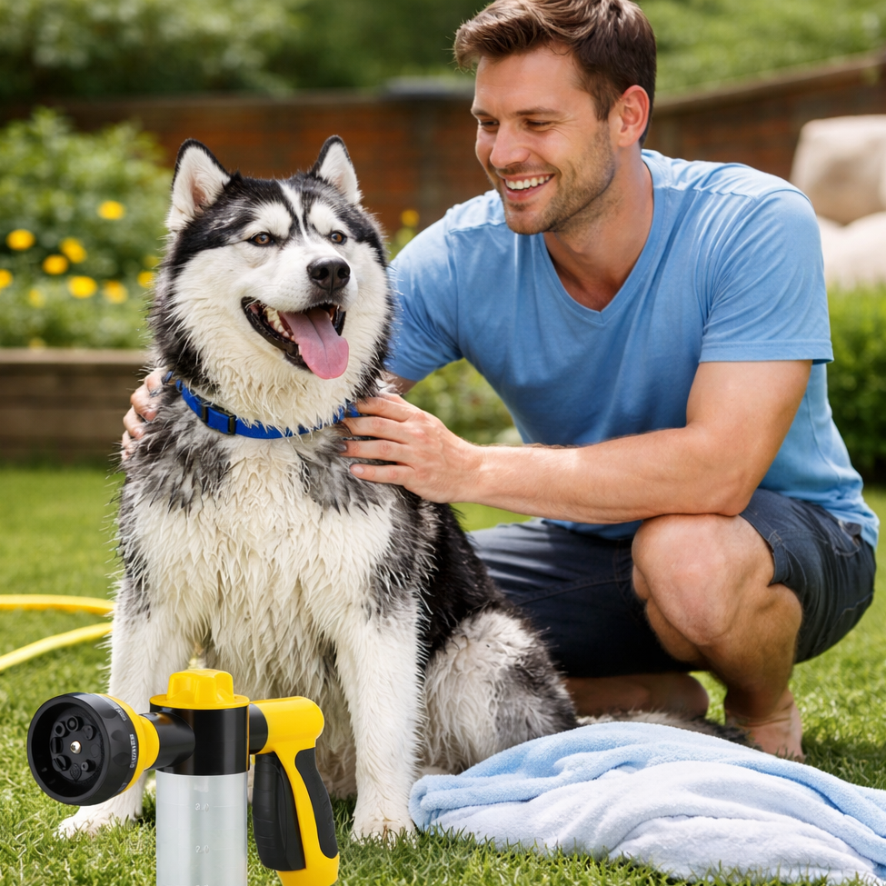 PetShower - Pistola espumadora para baño de mascotas