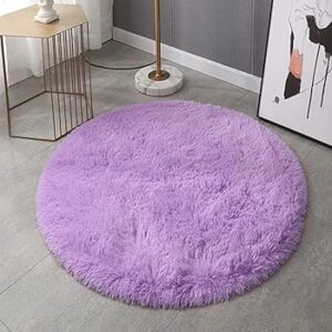 💜 Alfombra Afelpada Redonda 90x90cm